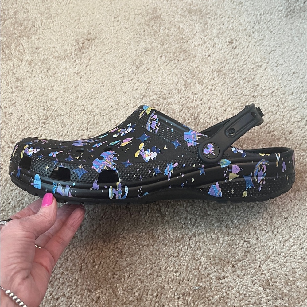 Disneyland 70th Anniversary Unisex Crocs M11 W13 - Picture 3 of 9